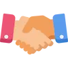 shaking hands icon